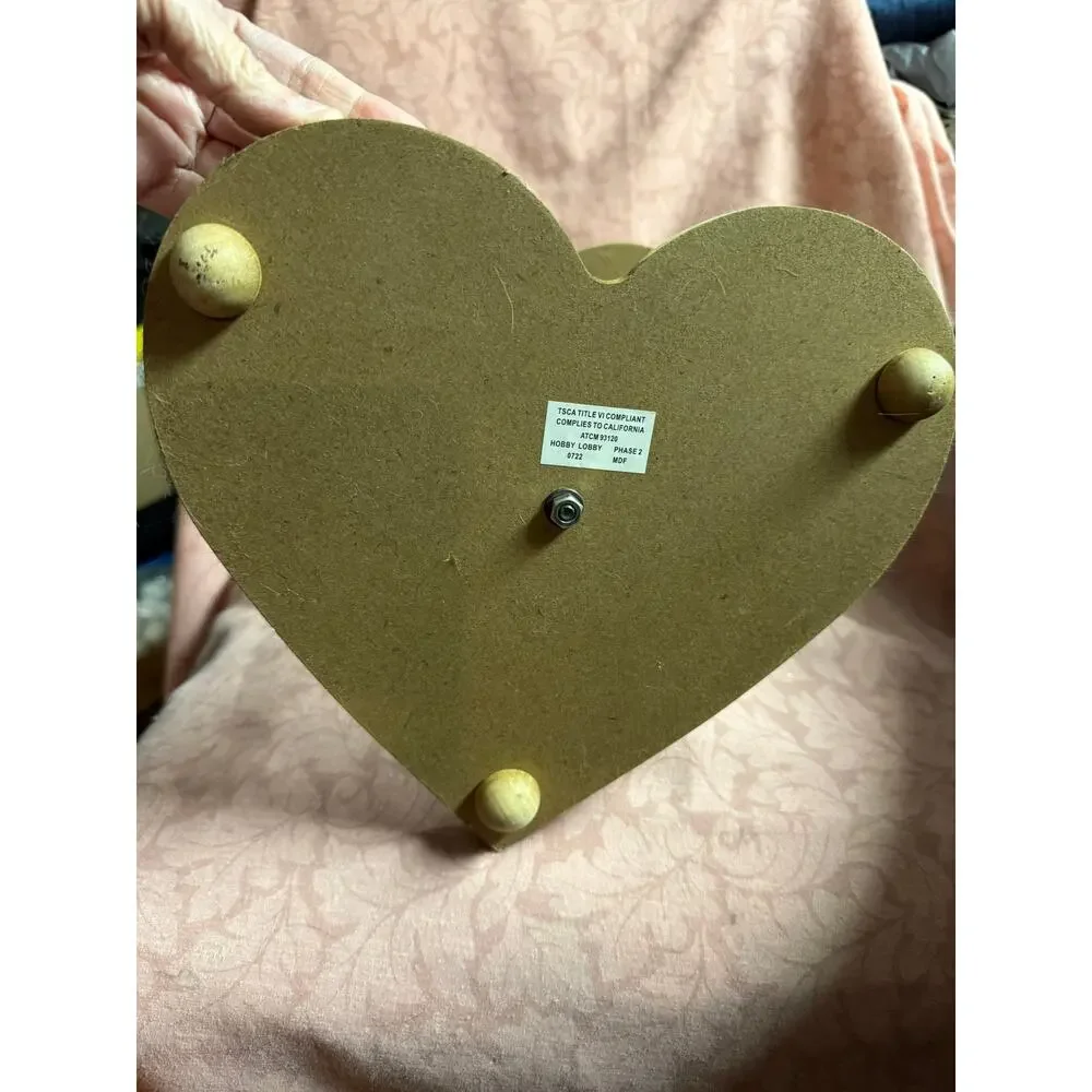 Hobby Lobby Valentine’s Day heart tier wood decor